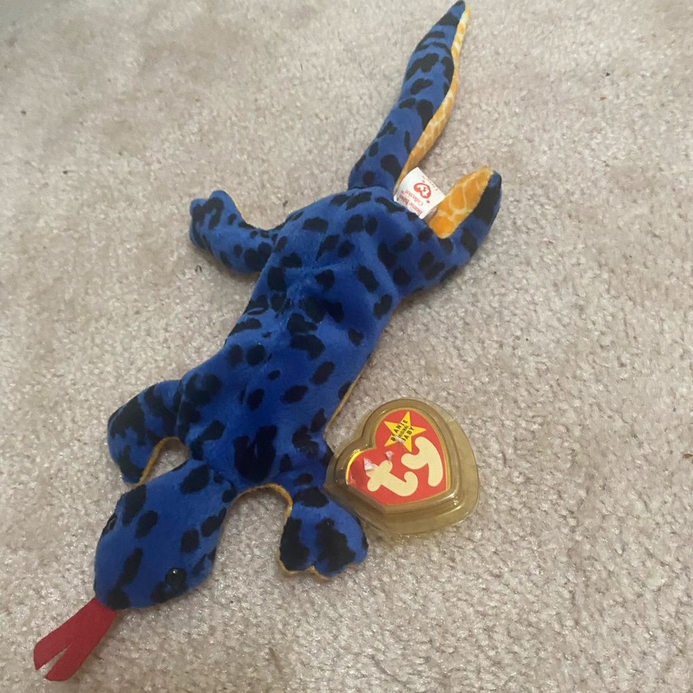 Lizzy the lizard TY Beanie baby